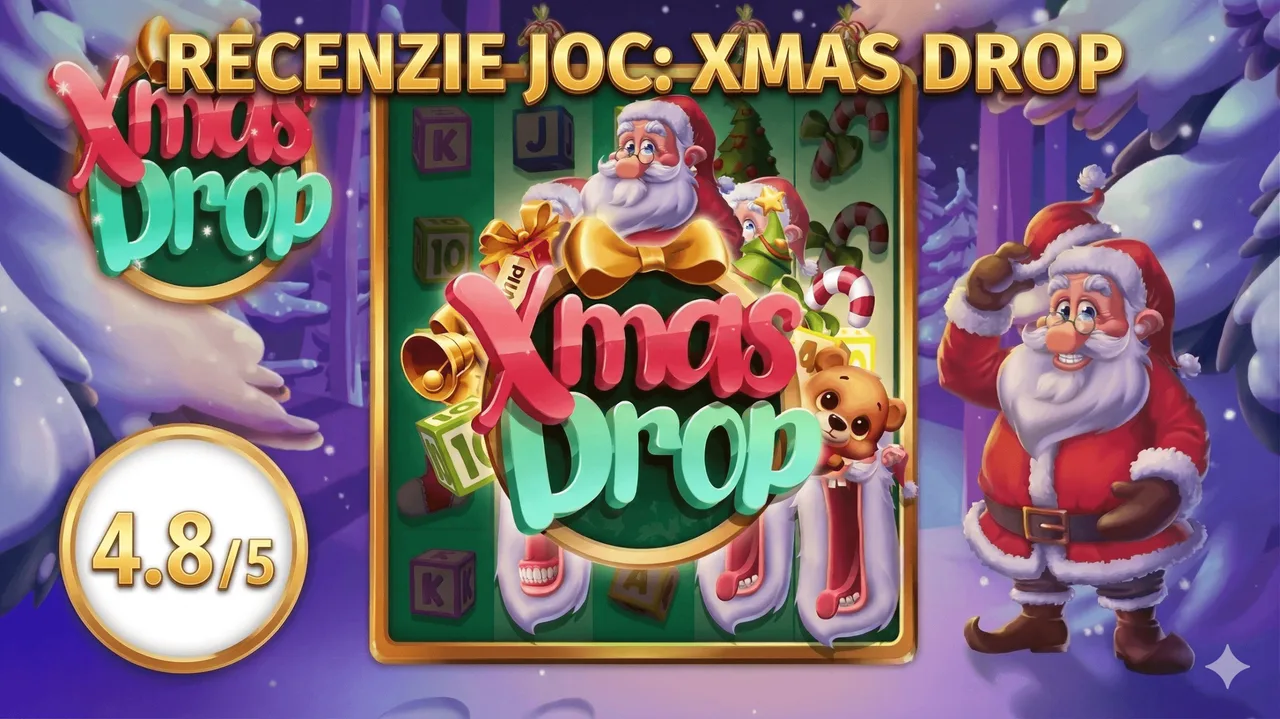 Xmas Drop Recenzie: Slot Crăciun cu Multiplicatoare 200x
