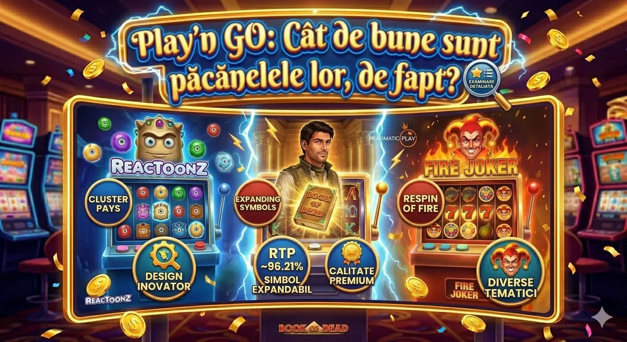Play'n GO: Cât de bune sunt păcănelele lor, de fapt?