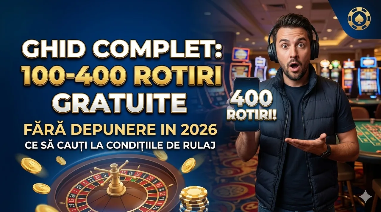 Ghid Complet: Cum Primești 100-400 Rotiri Gratuite Fără Depunere în 2026 și Ce Să Cauți la Condițiile de Rulaj