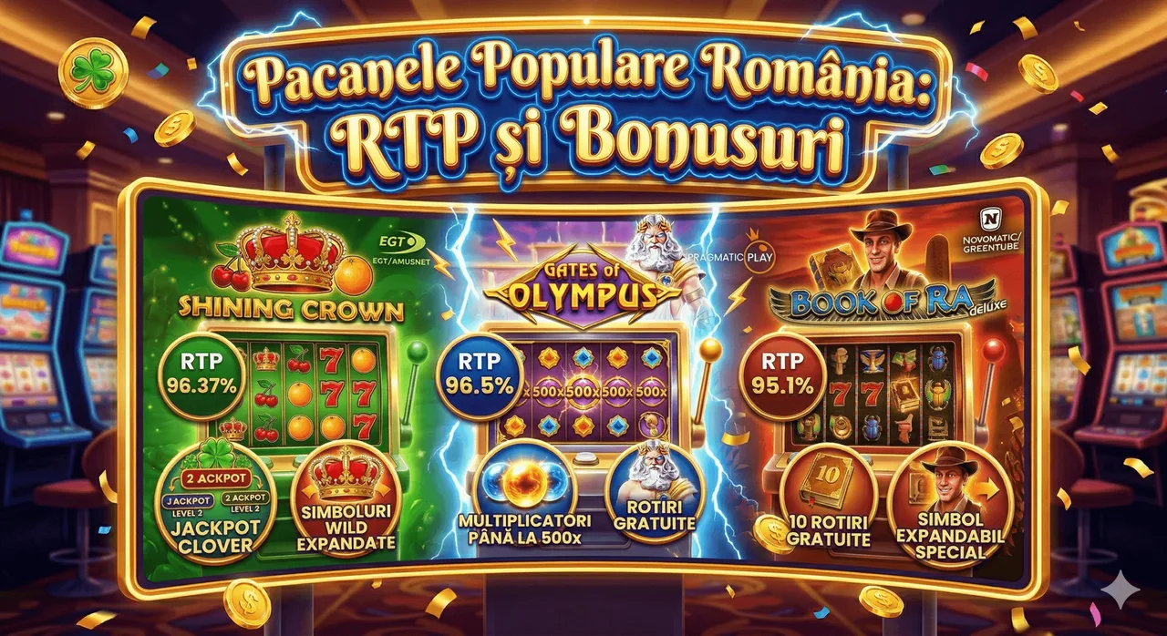 Pacanele Populare România: RTP și Bonusuri