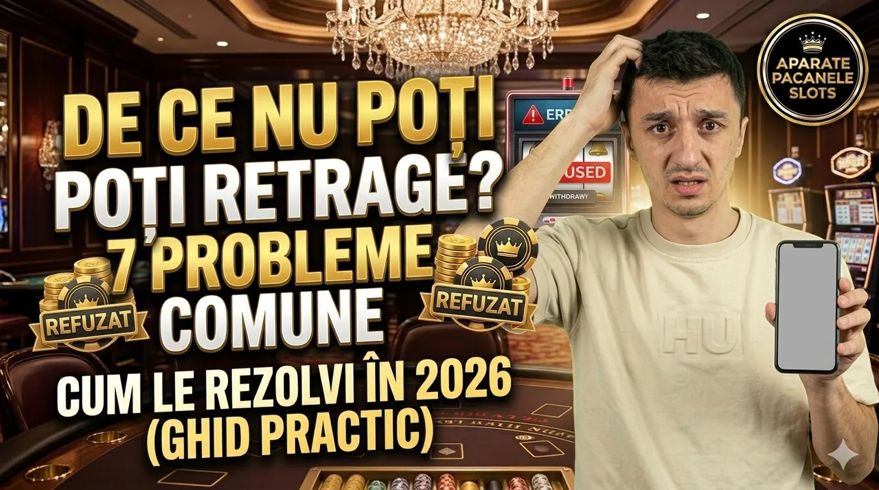 De Ce Nu Poți Retrage din Cazinou: 7 Probleme Comune și Cum Le Rezolvi în 2026 (Ghid Practic)