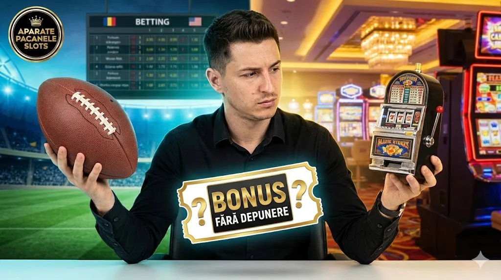 Pariuri Sportive vs. Sloturi: Ce să alegi când primești un Bonus Fără Depunere?